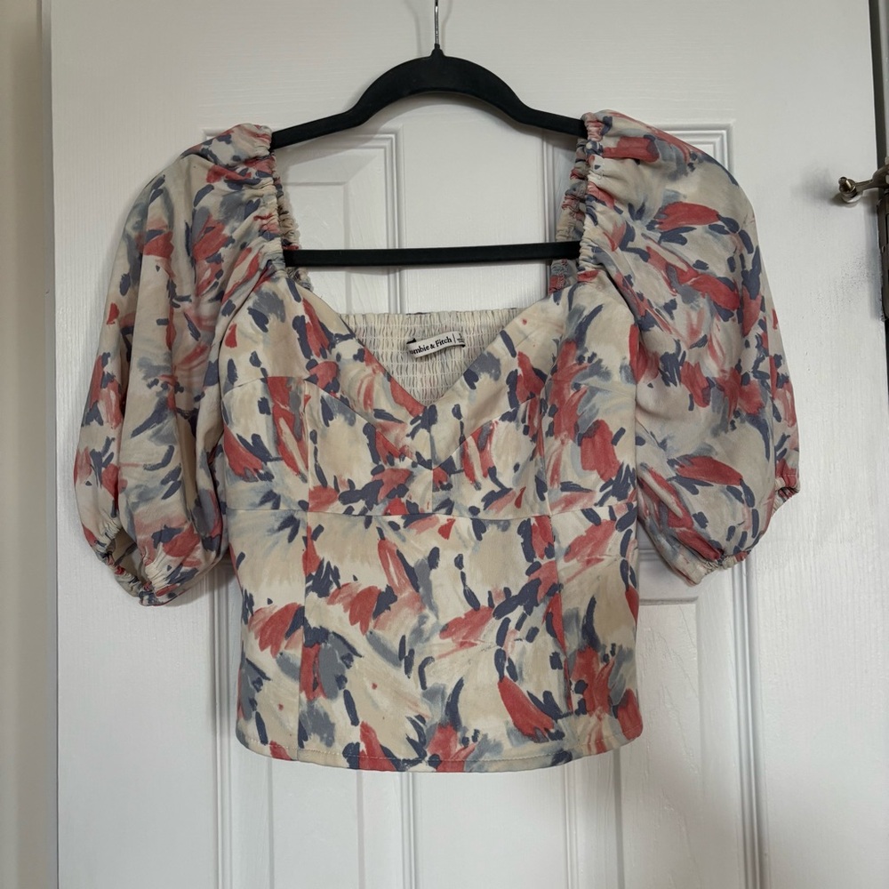 A&F Patterned Blouse